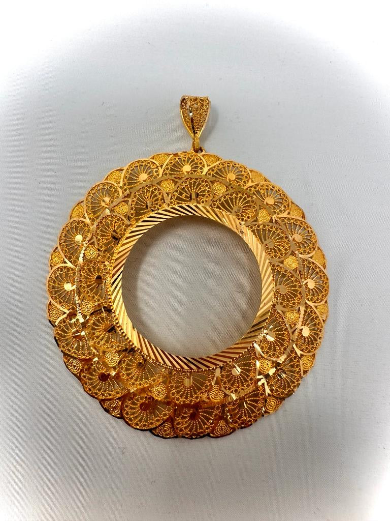 21K Gold Mokhamas Frame. Weight: 35.0 gram
