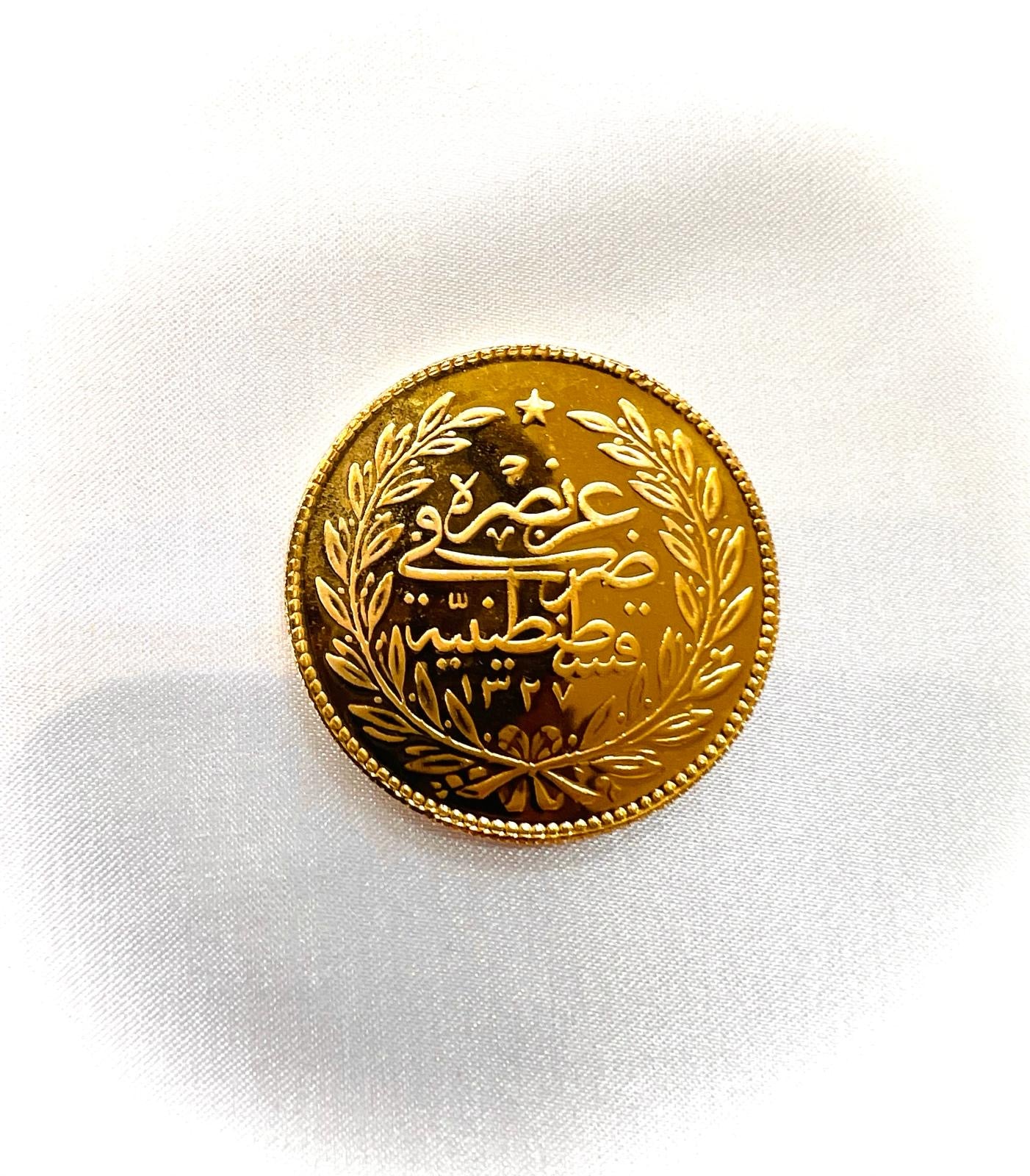 21k Gold copy Turkish Mokhamas - Weight : 35 grams