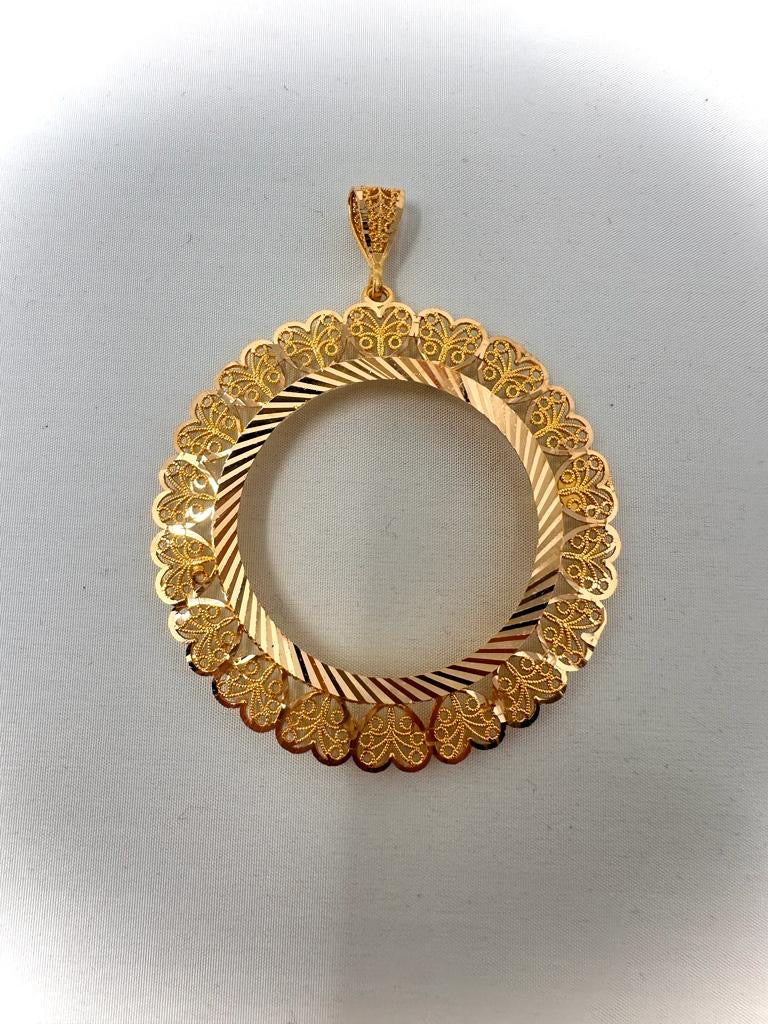 21K Gold Mokhamas Frame Weight : 13.90 gram