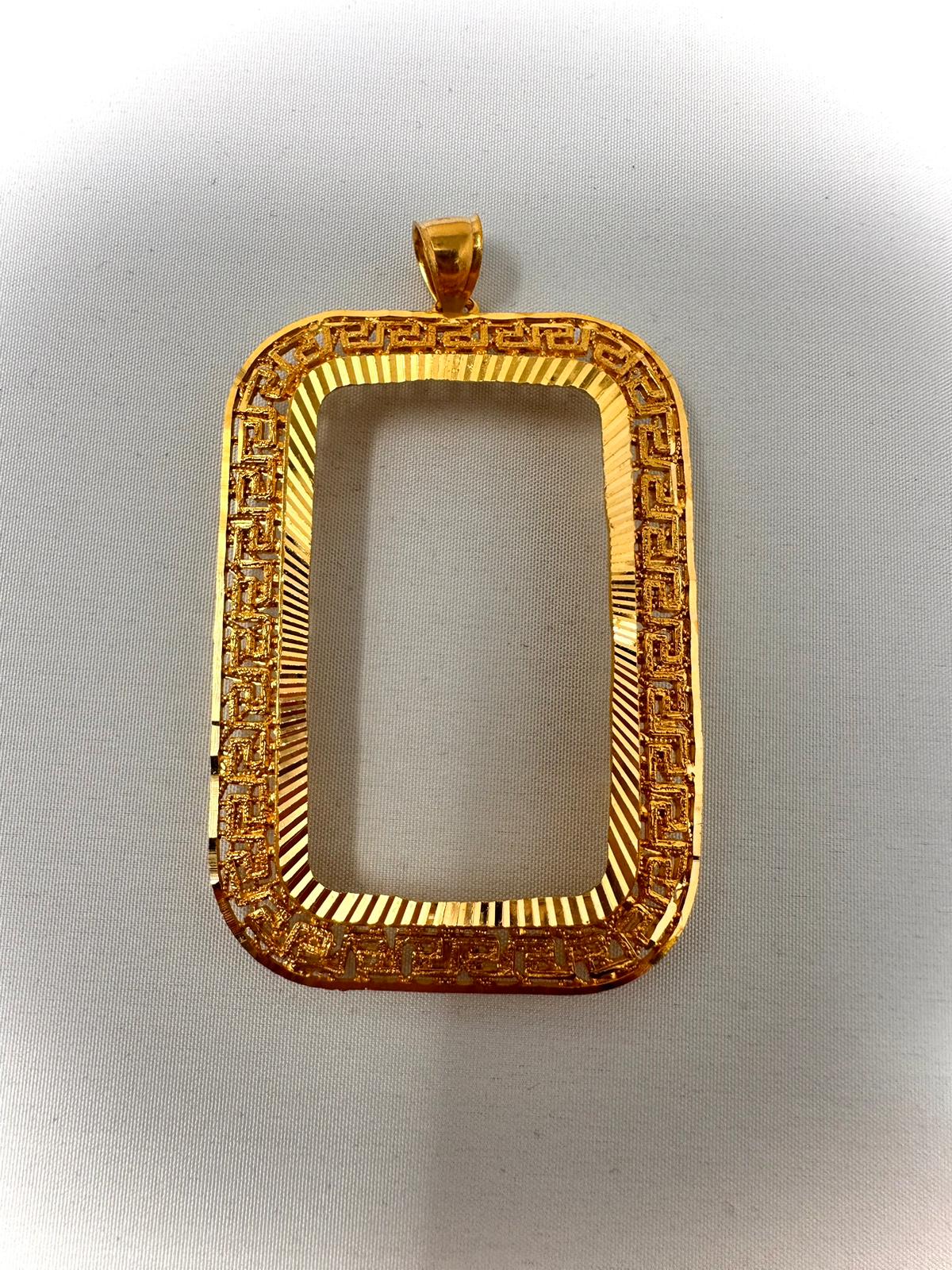 1 Oz Gold Bar Frame Weight:14.8 gram