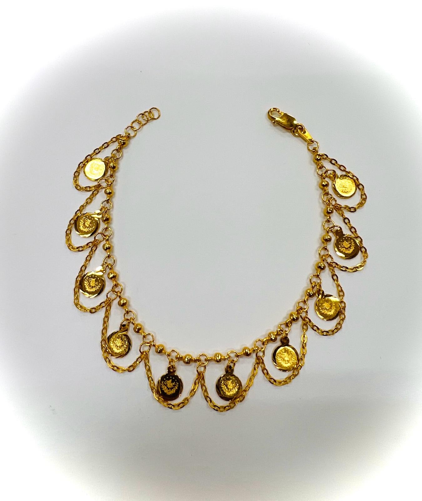 21K Gold - Weight:13.80 grams