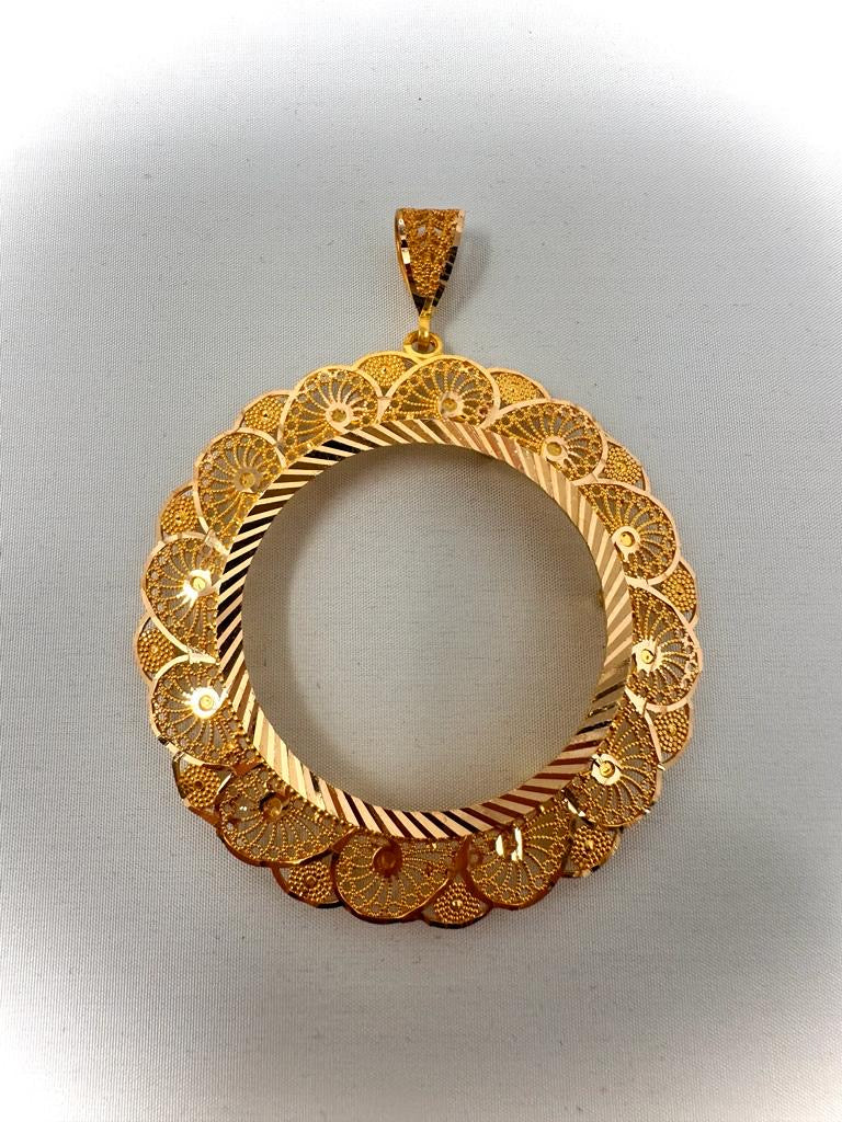 21K Gold Mokhamas Frame Weight : 14.80 gram