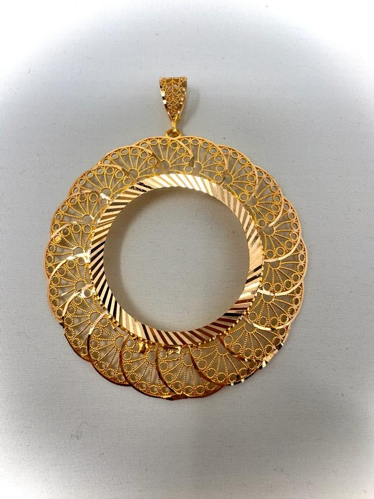 21K Gold Mokhamas Frame Weight : 18.80 gram