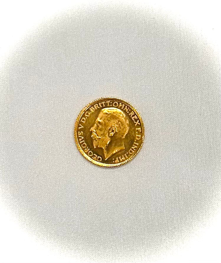 English Gold Coin 21k- Weight: 8 grams