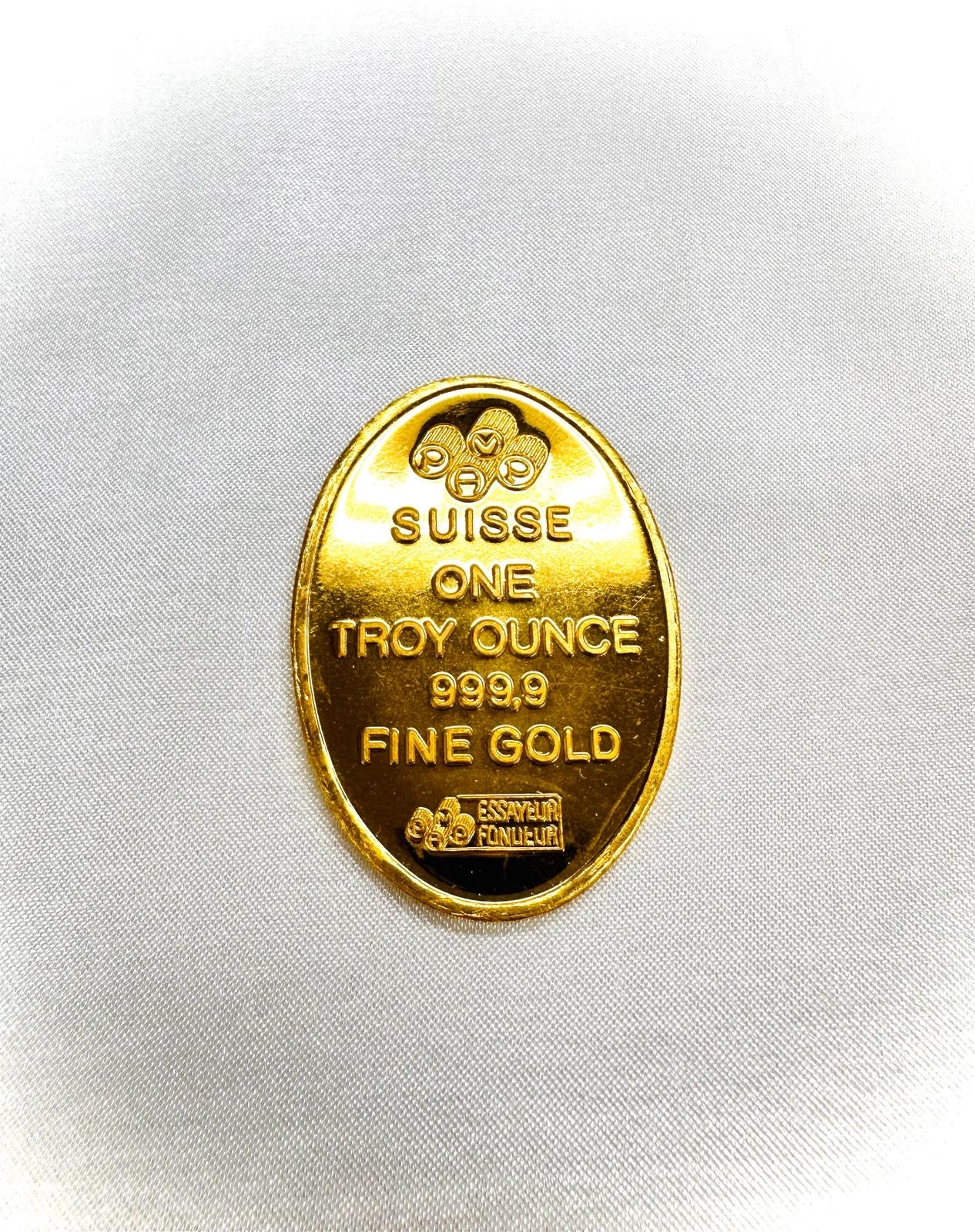 24K Gold 1oz Troy Ounce Pamp