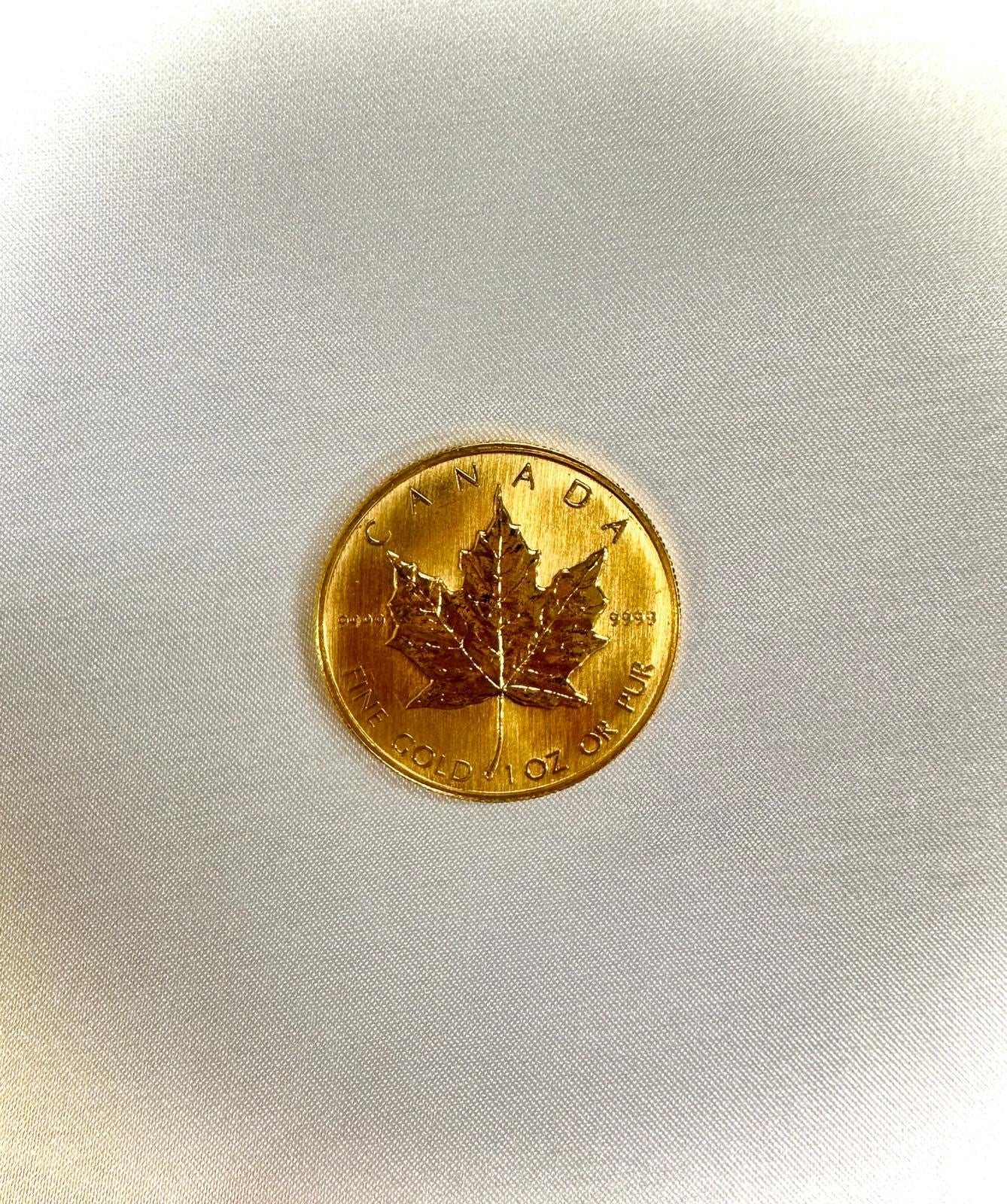 1 Ounce Maple Leaf - Weight : 31.10 gram